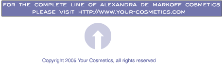 Alexandra de Markoff is available at Your-Comsetics.com 
