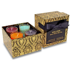 Voluspa Black Box Candle Gift Set