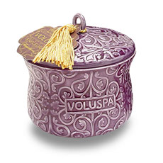 Voluspa Enfleurage Ceramic Tulip-Shaped Candlepot 7.5 oz.